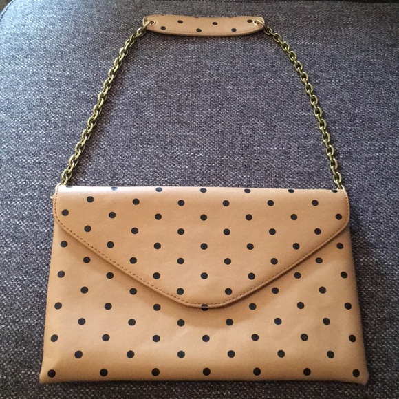 J. Crew Handbags - J. Crew polka dot purse